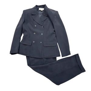 Jones New York Silk Grey Pantsuit